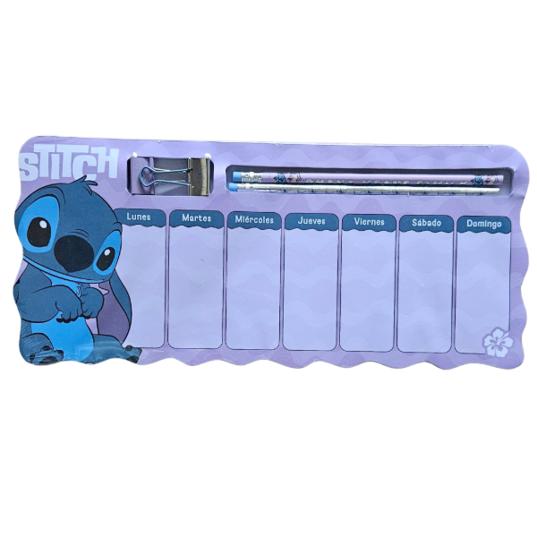 Producto - Planner Semanal Stitch