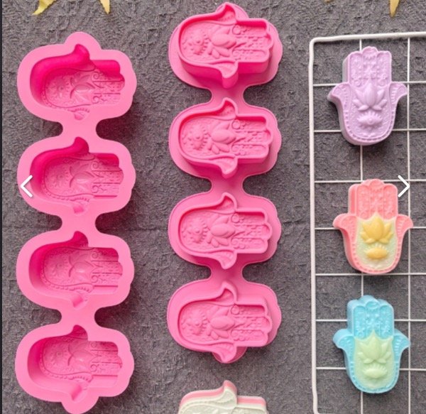 Producto - MOLDE SILICONA X4 MANO DE FATIMA