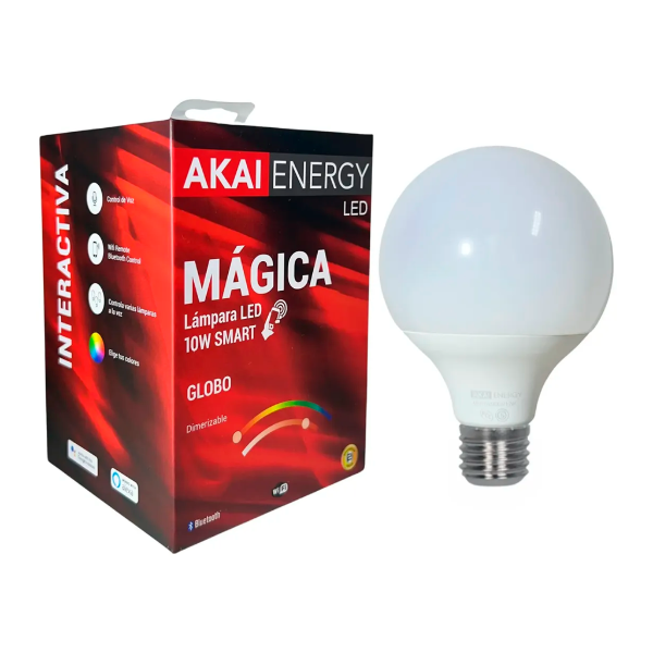 Producto - Lampara Led AKAI 10W smart - interactiva globo - 4