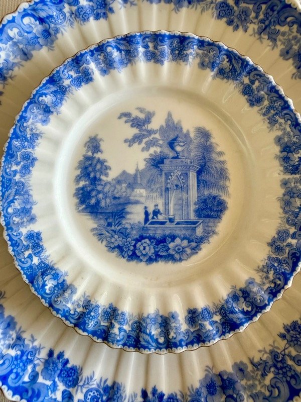 Producto - Juego de 6 platos de postre Rosslau England
