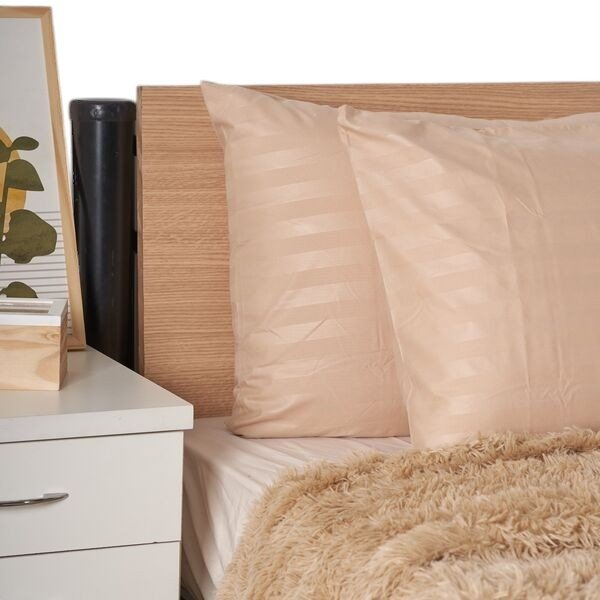 Producto - Pack Fundas de almohada x2 Unidades Dobby Microfibra