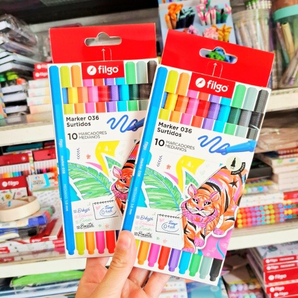 Producto - Microfibras 036 "Marker" 1.0mm. x10 - Filgo