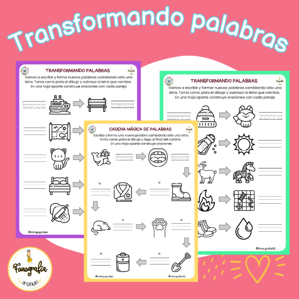 Producto - Formando nuevas palabras