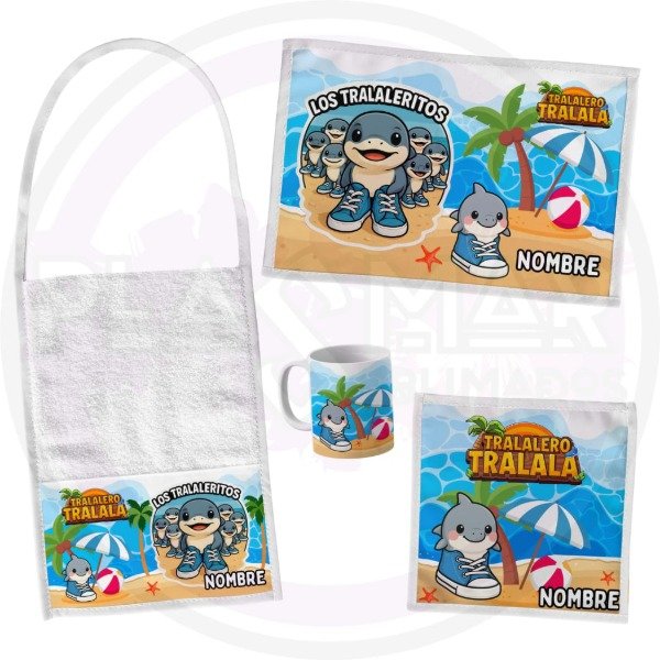 Producto - Plantilla editable set de jardin Tralalero