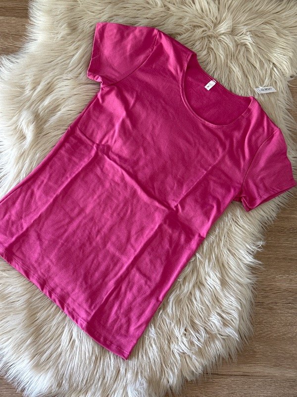 Producto - REMERA BÁSICA DE MODAL SOFT FUCSIA