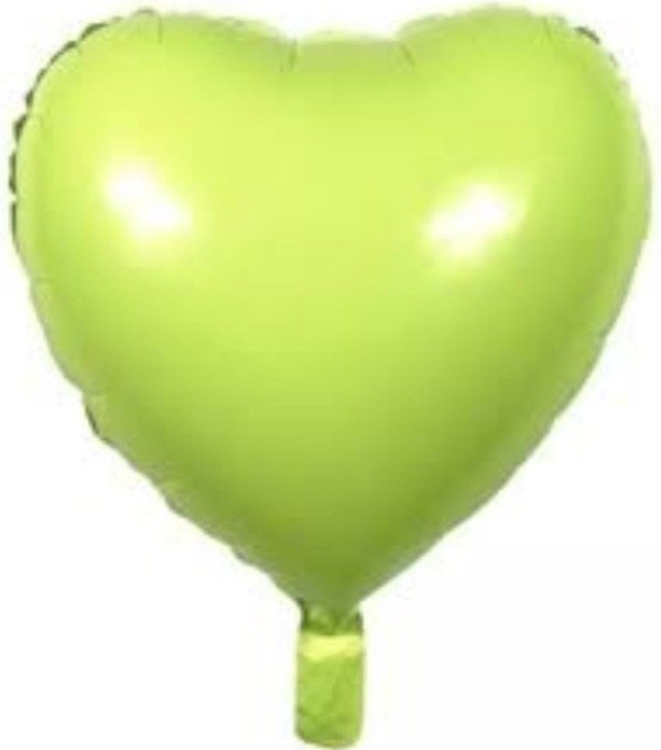 Producto - GMF Corazón 45cm Verde Manzana Fluo
