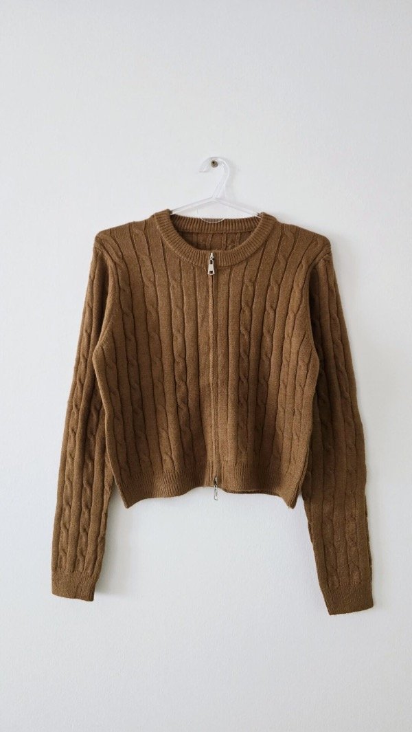 Producto - SWEATER FLORA CHOCOLATE
