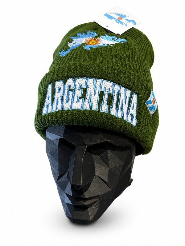 Producto - Gorro de lana Malvinas argentinas verde