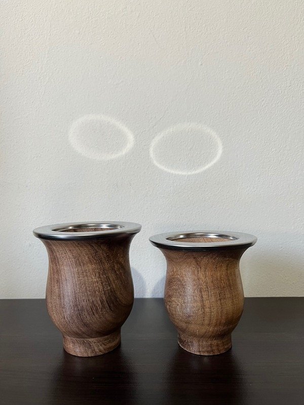 Producto - Camionero algarrobo con virola de acero(marrón oscuro)