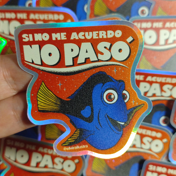 Producto - Sticker DORY - SI NO ME ACUERDO...