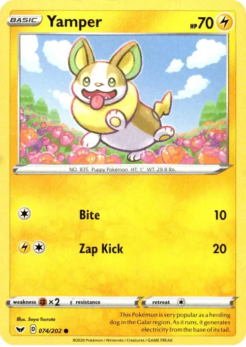 Producto - Yamper - 74/202 - Sword and Shield