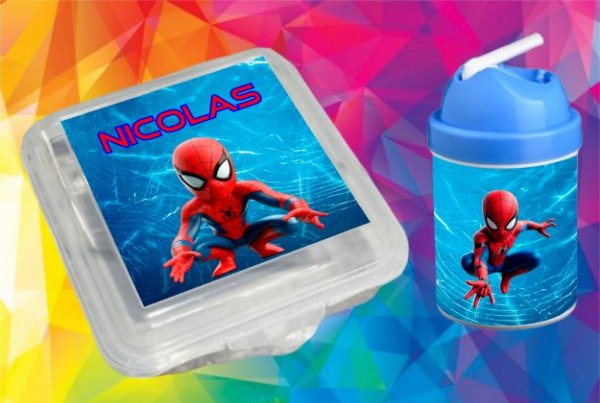 Producto - Plantilla para Set de Jardín y Mochilas FullPrint Spiderman - 1