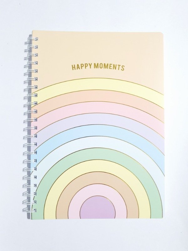 Producto - Cuaderno A4 Arcoiris Pastel