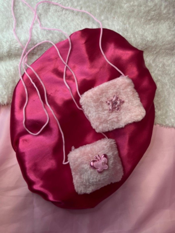 Producto - Bolsita rosa con aplique - 2