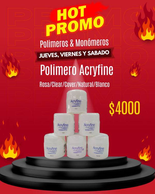 Producto - POLÍMERO - ACRYFINE 30GR
