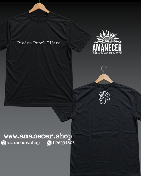 Producto - Remera Callejeros Piedra Papel Tijera - 0
