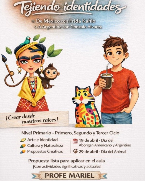 Producto - Tejiendo identidades. De México con Frida Kahlo a  Argentina con Gonzalo Álvarez