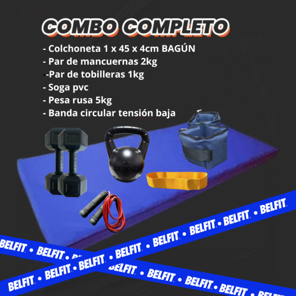 Producto - Combo de entrenamiento completo