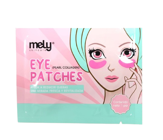 Producto - PARCHES PARA OJOS PERLA MEJORA OJERAS Y OJOS HINCHADOS HIDRATANTE MELY