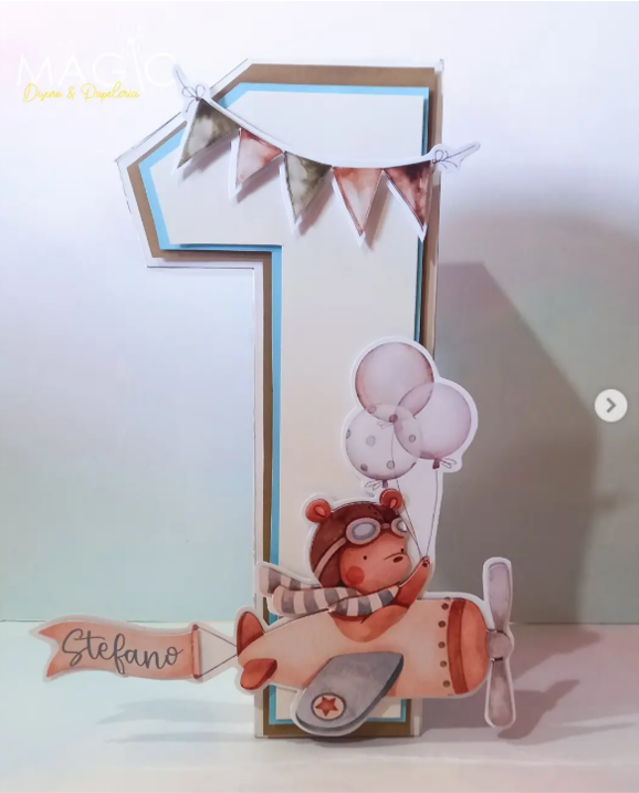 Producto - Letra/número corpóreo 3D de 35 a 50cm - 1