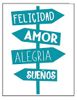 Producto - Vinilo Felicidad, Amor, Alegría, Sueños