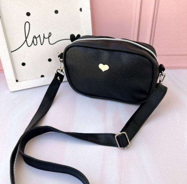Producto - Mini Bandolera Emma lisa corazón