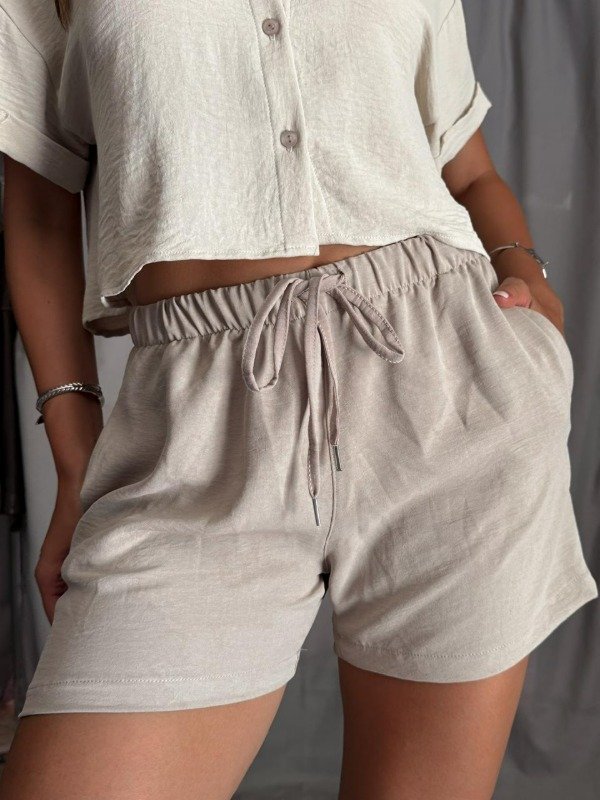 Producto - Short Cey tiritas- Vison