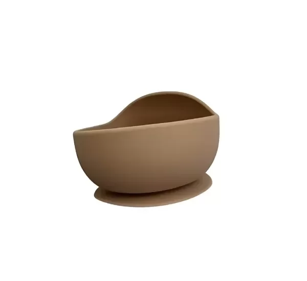 Producto - Bowl silicona con sopapa - beige!