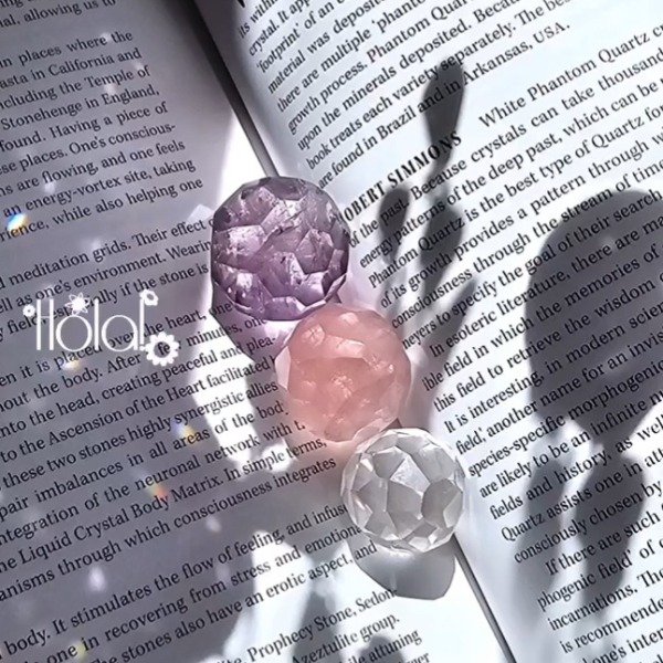 Producto - Trío esferitas facetadas mágicas