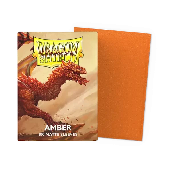 Producto - Dragon Shield Amber Sleeves