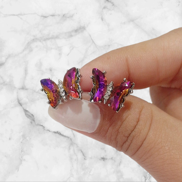 Producto - Aros pasantes mariposa AQ 30116