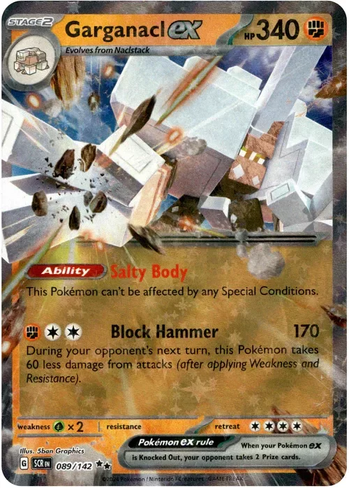 Producto - Garganacl ex - 089/142 - Stellar Crown - Holo