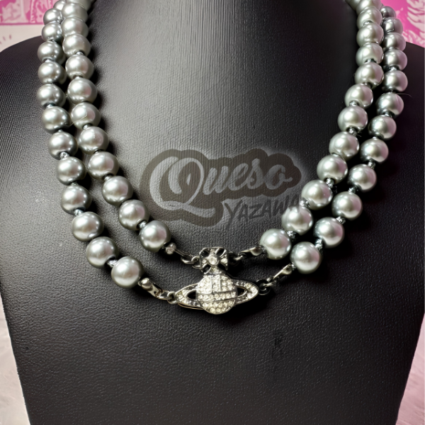 Producto - Collar Reira Doble Cromo - 0