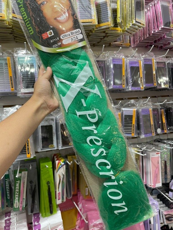 Producto - Pelo kanekalon Color verde A24