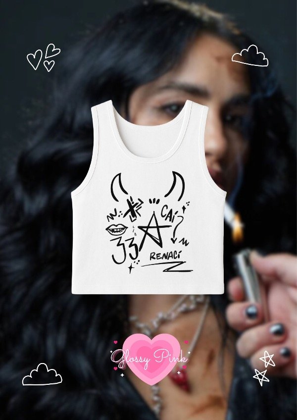 Producto - Tank Top Lali Collage Icon - VINILO TEXTIL