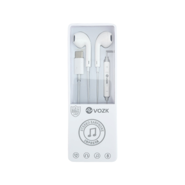 Producto - AURICULARES CON CABLE TIPO C VOZK
