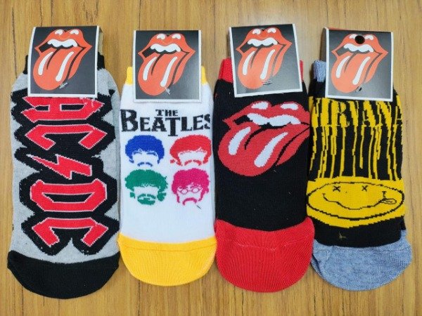 Producto - Docena surtida soquetes temática /Rock clásico