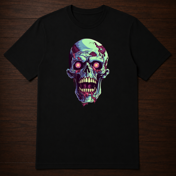 Producto - Remera - calavera Zombie - 0