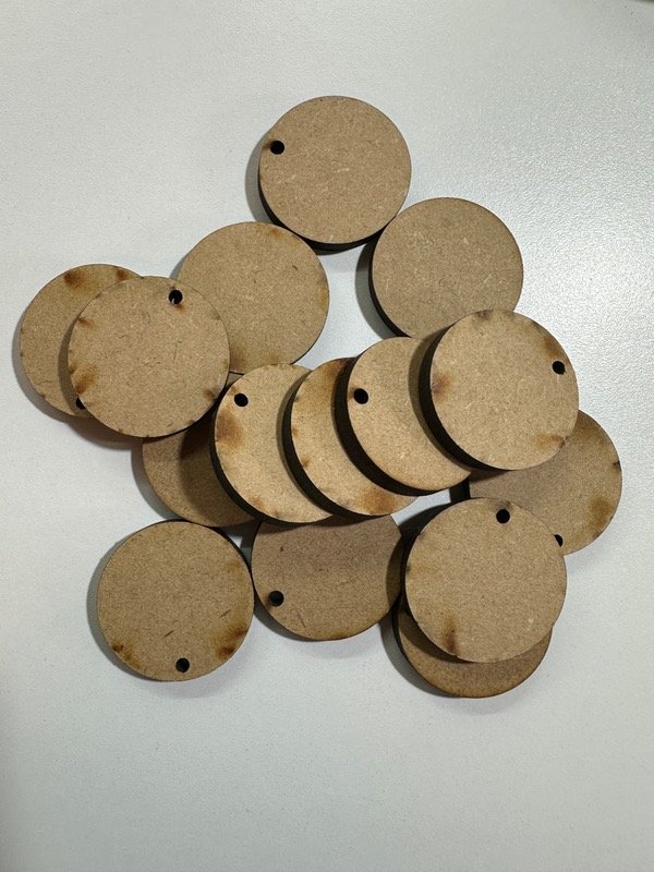 Producto - 20 Círculos de 3,5cm x 5,5mm de grosor