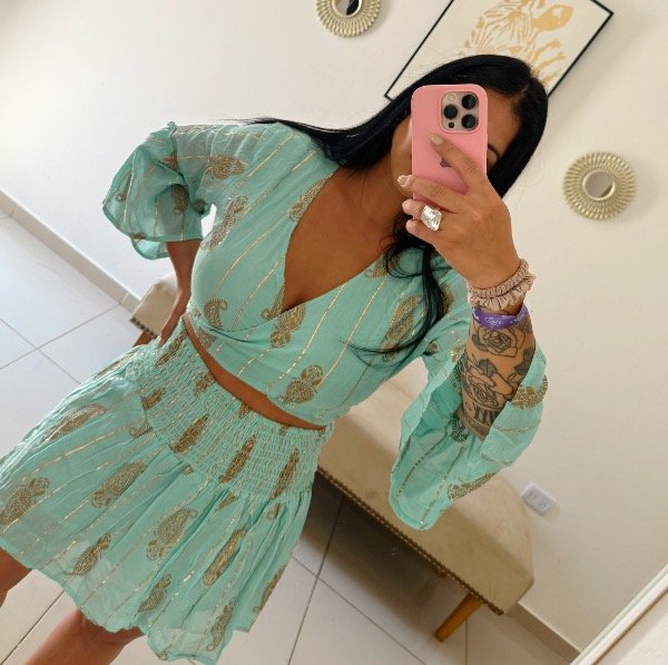 Producto - Set dos piezas Turquesa