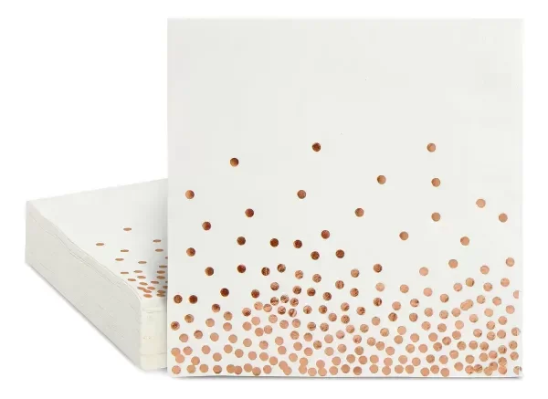 Producto - SERVILLETAS LUNARES ROSA GOLD