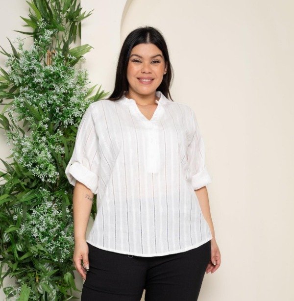 Producto - LINEA TALLES ESPECIALES  Camisa Broderi Ratier