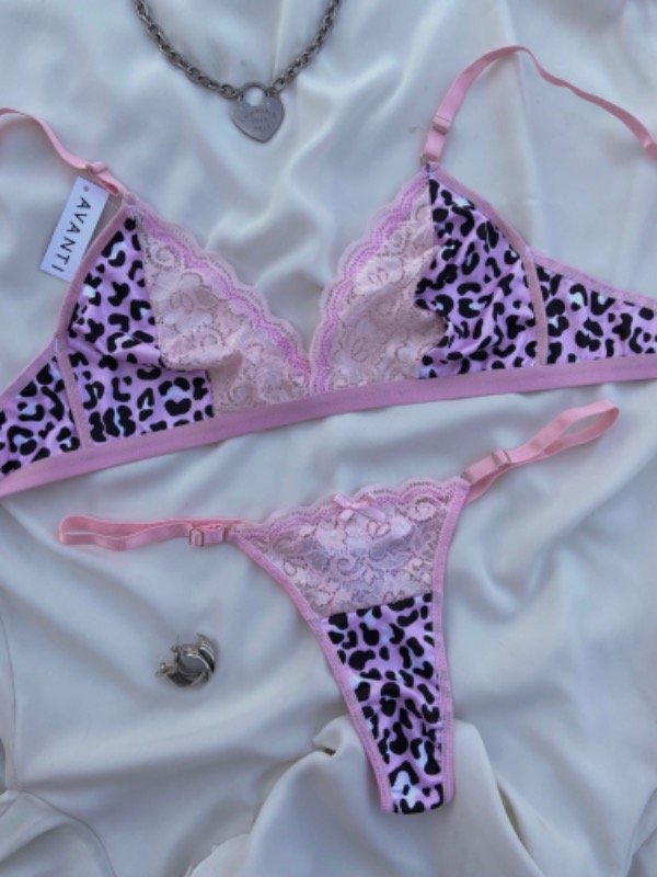 Producto - Conjunto Ara leopardo rosa - 0