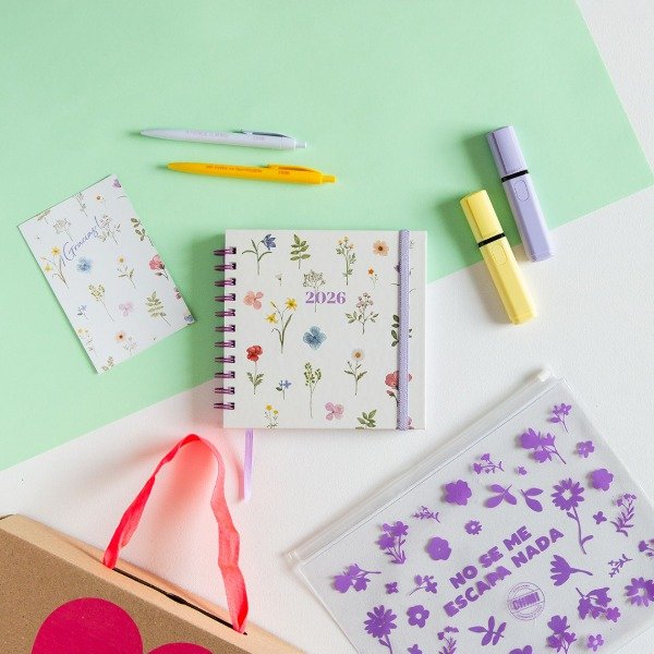 Producto - Agenda cuadrada Semanal - Botanic Love