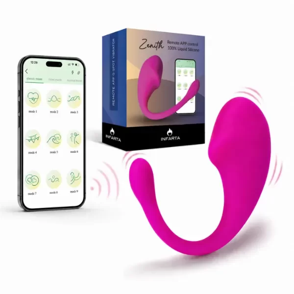 Producto - VIBRADOR PUNTO G ZENITH CON CONTROL POR APP - 3