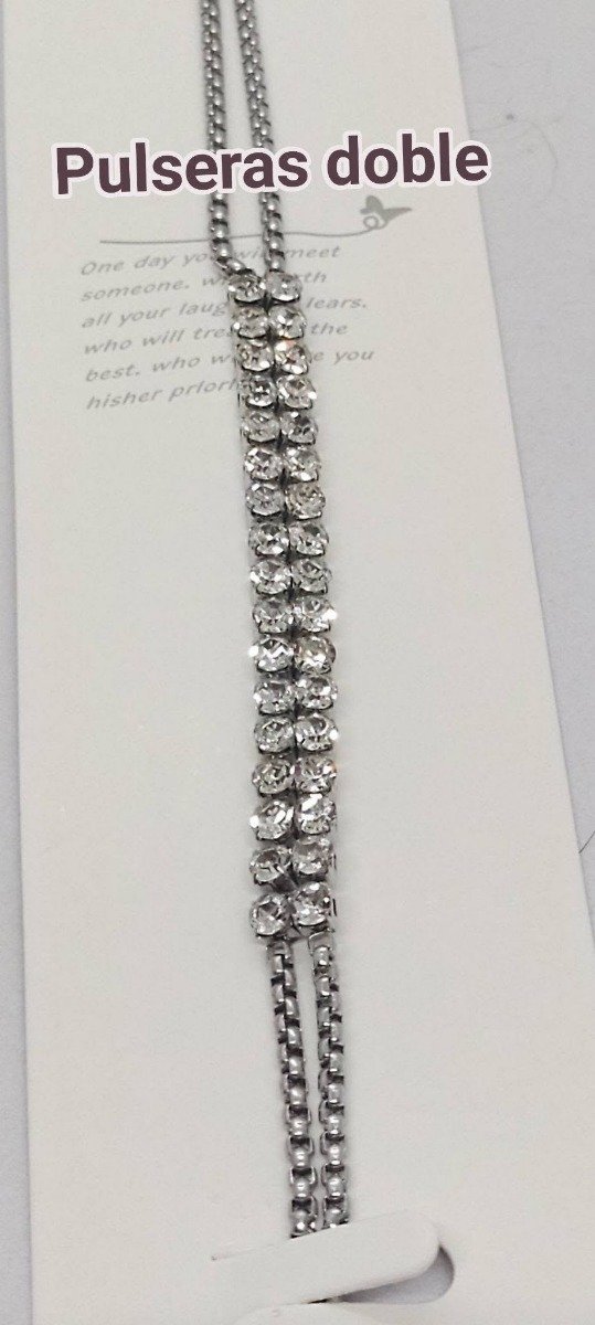 Producto - Pulsera doble strass