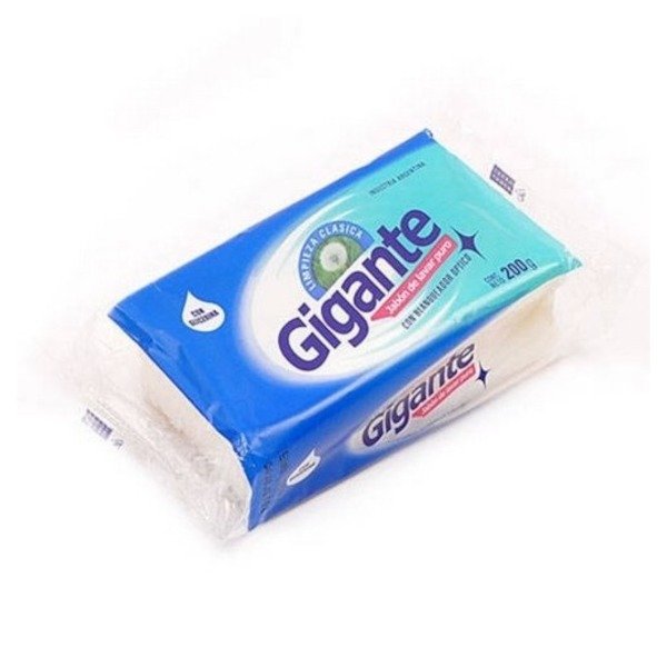 Producto - Jabon en pan Gigante, con blanqueador optico 200 grs