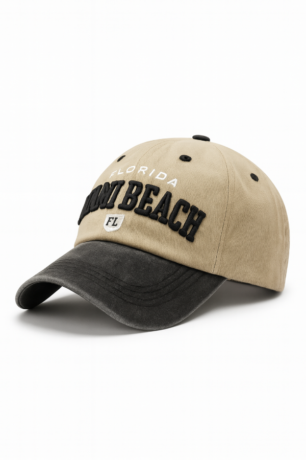 Producto - Miami Beach Caqui gorra Importada Algodon Ajustable Unisex