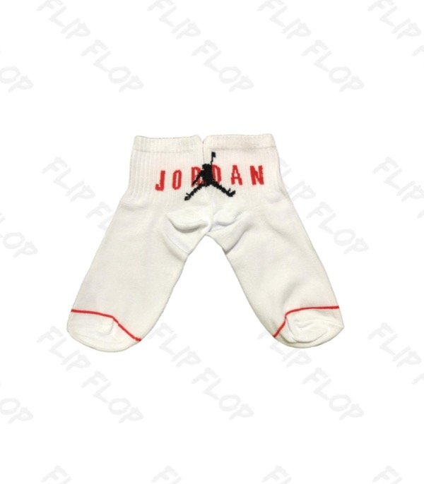 Producto - Medias 1/4, Jordan, bco c/rojo