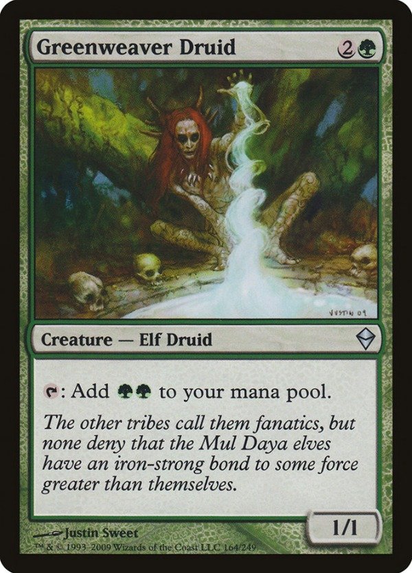 Producto - Greenweaver Druid  Zendikar